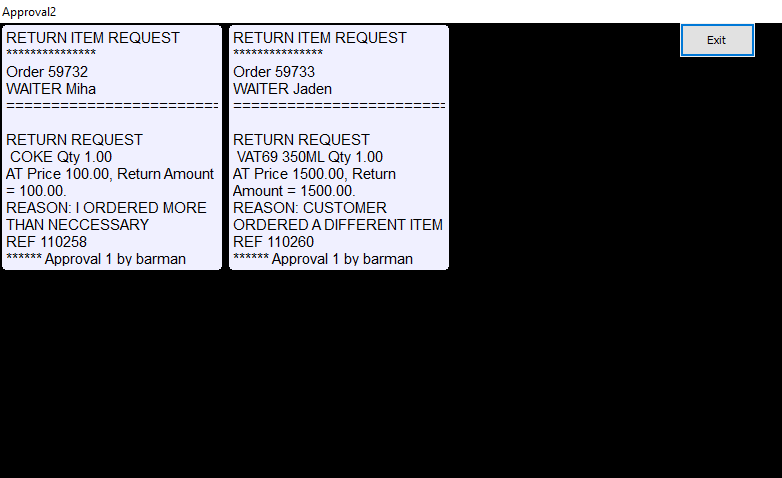 Level 2 approval list