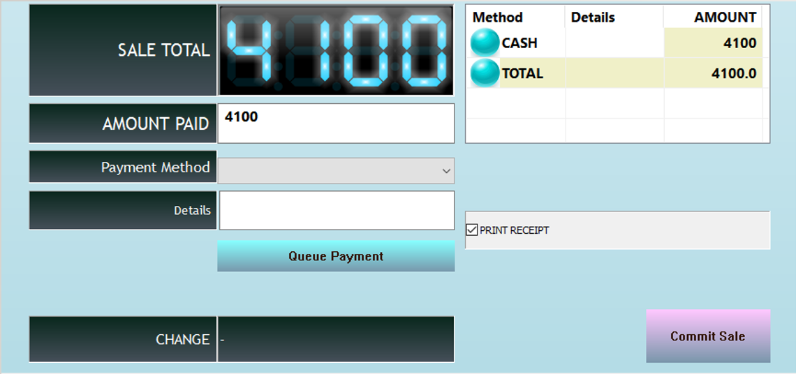 Payment methods